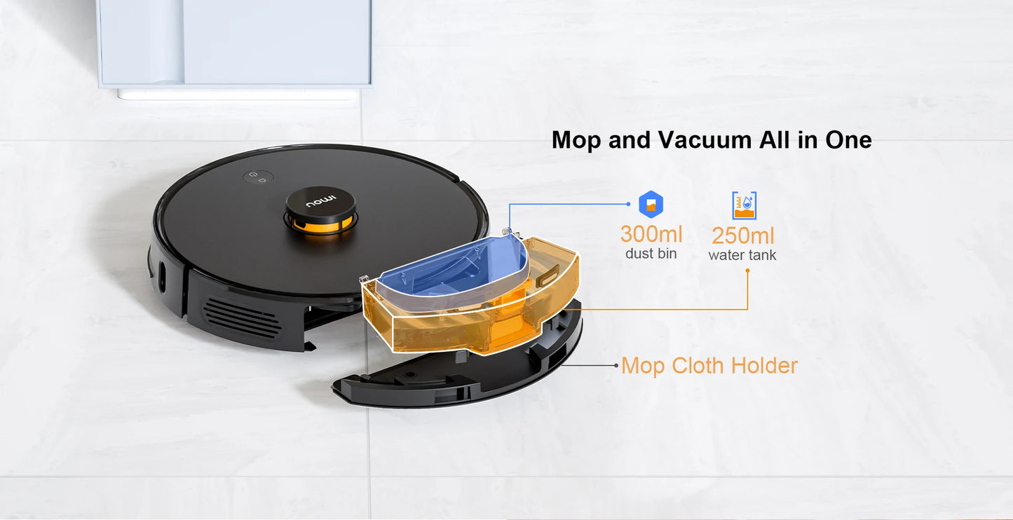 IMOU Self-empty Vacuum Cleaner Robot Smart Charging Hands-free Cleaning With Auto Dirt Disposal Base Mop and Vacuum All in One