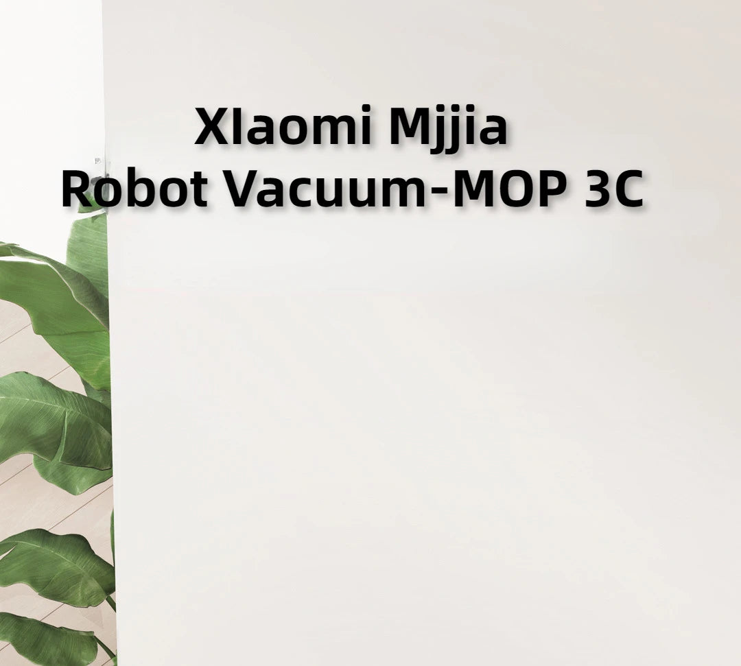 XIAOMI MIJIA Robot Vacuum Mop 3C B106CN 4000Pa Smart Home Appliances LDS Laser Navigation Cleaner Electric Control Water Tank